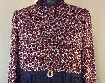 3X, 1920's Reproduction Day Dress, Nautical