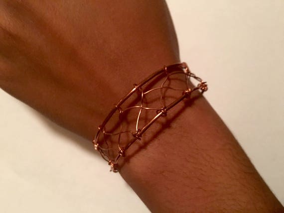 Copper wire bracelet