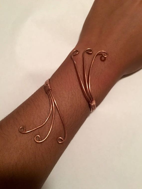 Copper wrap bracelet