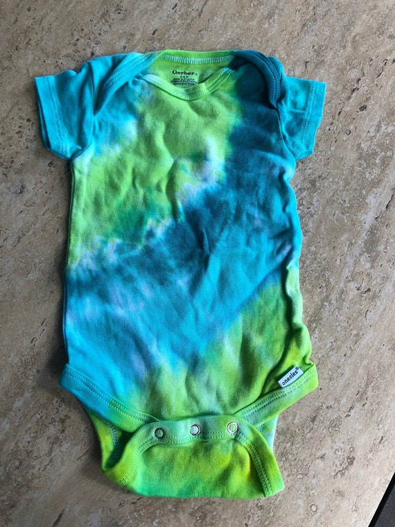 lime green baby onesie