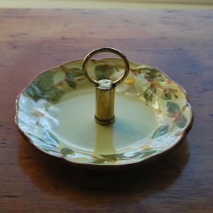 Stangl White Dogwood 6&quot; Tidbit Tray -#5167 - Mid-Century - Art Pottery