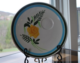 Stangl Country Garden- 10" Snack Plate - #3943 - Mid Century Dinnerware