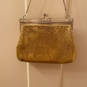 Hong Kong Vintage Gold Mesh Purse