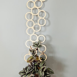 Plant Trellis Extension, Wood Plant Trellis, Indoor Plant Trellis, Plant Lover Gift