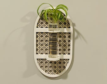 Rattan Propagation Station SVG, Laser Cut File, Plant Decor (Digital File)