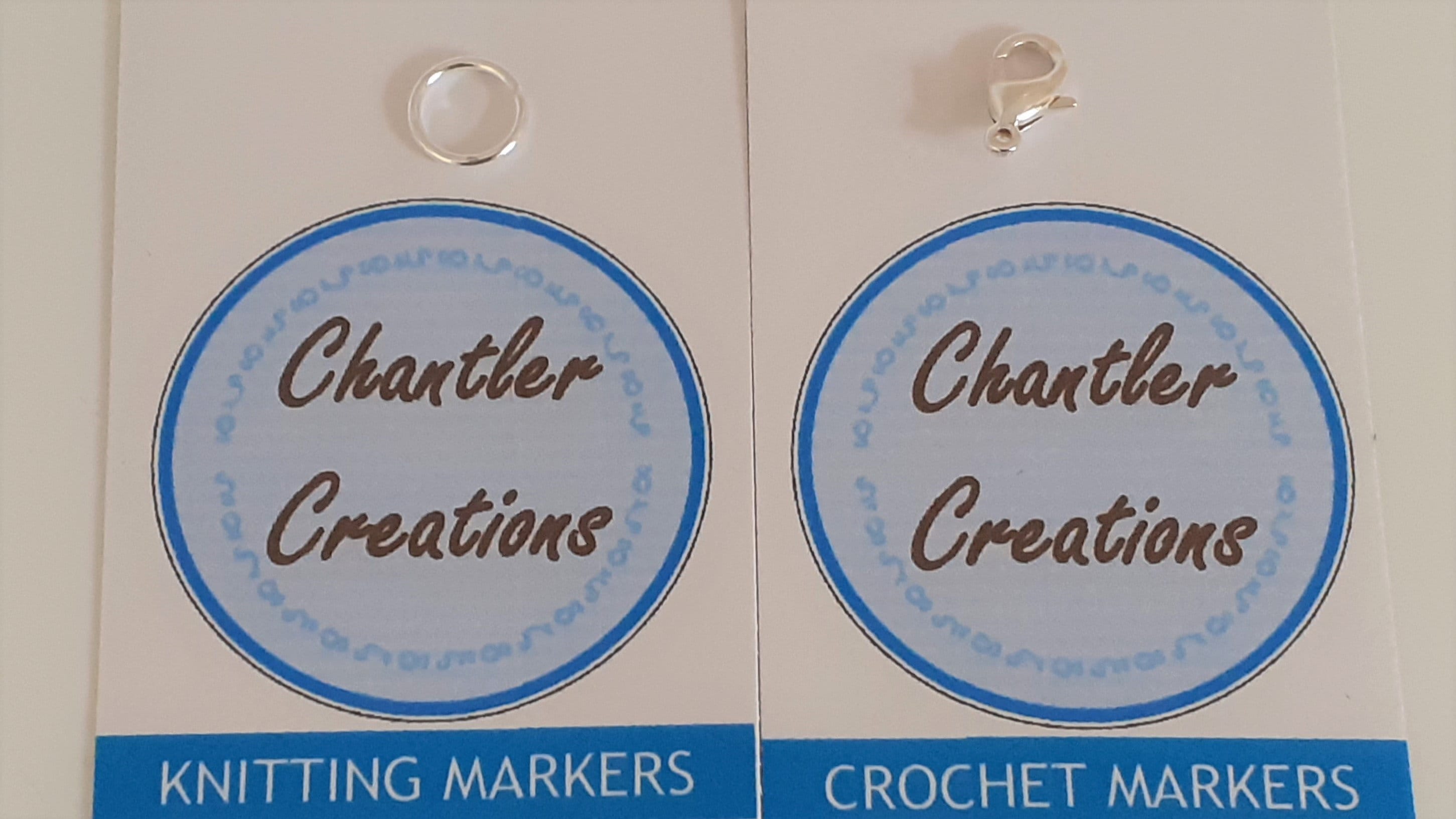 Cat Stitch Markers, Set of Six Markers, Handmade Polymer Clay Cats