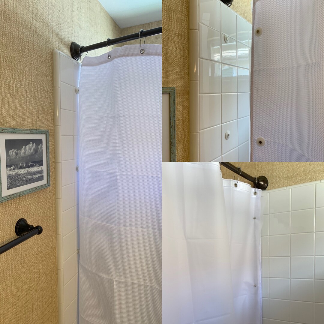 IQ Labs Shower Curtain Keep Your Shower Curtain Closed and