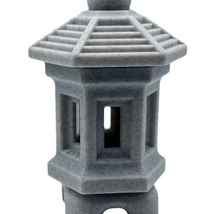 Japanese Pagoda for Lawn Ornaments Outdoor Stone Pagoda Lantern Japanese for Home Decor Zen Garden Ornament Pagoda Statue