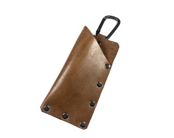 EDC Pocket Pouch Utility Knife Sheath Fits Leatherman Kick/Crater C33 - Rebar - Flashlight - Multitool Custom Colors Available Free Shipping