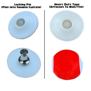 IQ Labs Shower Curtain Magnets Keep Your Shower Curtain Closed and Tight to The Side Walls Custom Colors Available Free Shipping
