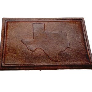 Texas Leather Patch For Hats Velcro and Sew On