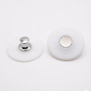 IQ Labs Shower Curtain Magnets Keep Your Shower Curtain Closed and Tight to The Side Walls