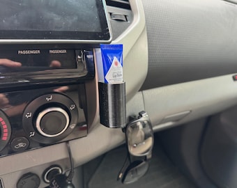 Soporte adhesivo compatible con bálsamo labial Chapstick Burt's Bees para coche, pared o escritorio.