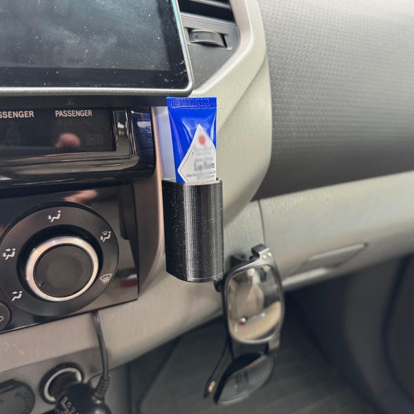 Stick on Holder compatible with Chapstick Lip Balm Burt's Bees Car Wall Desk