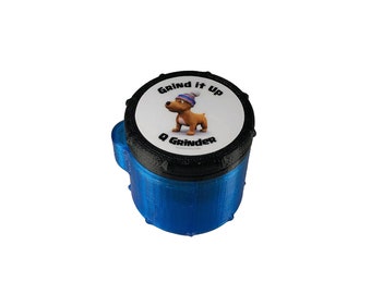 IQ Labs Q Grinder Flexible Pouring Cup Herb Grinder (Blue) Custom Colors Available Free Shipping