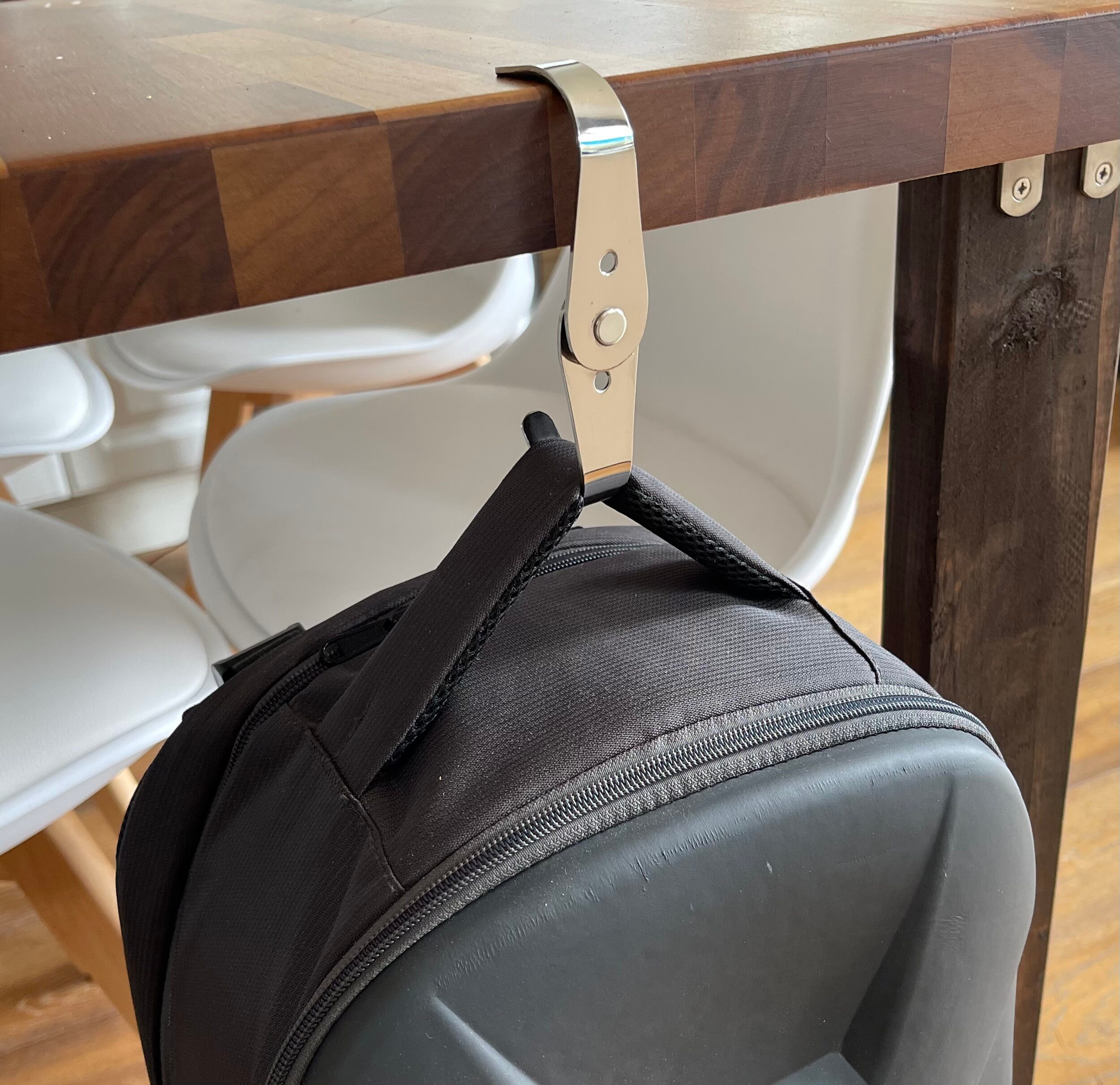 Durable Portable Metal Purse Bag Handbag Hook Desk Hanger Foldable Holder |  eBay