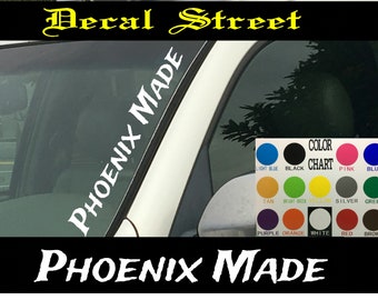 Tribal Flower Car Truck SUV windshield visor banner Die Cut Vinyl Decal Sticker