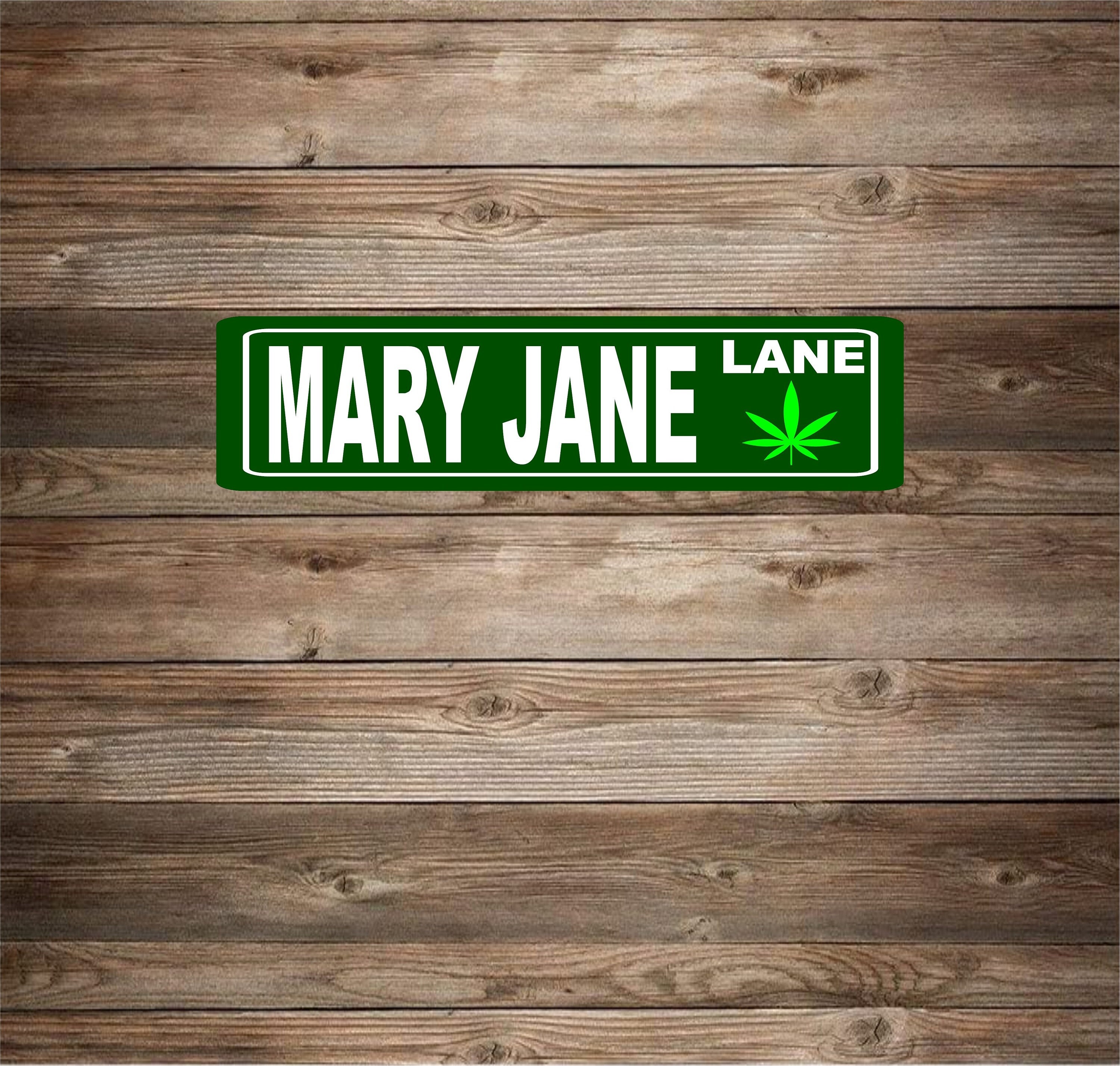 Mary Jane Lane Novelty Sign OR Sticker Decal | Etsy