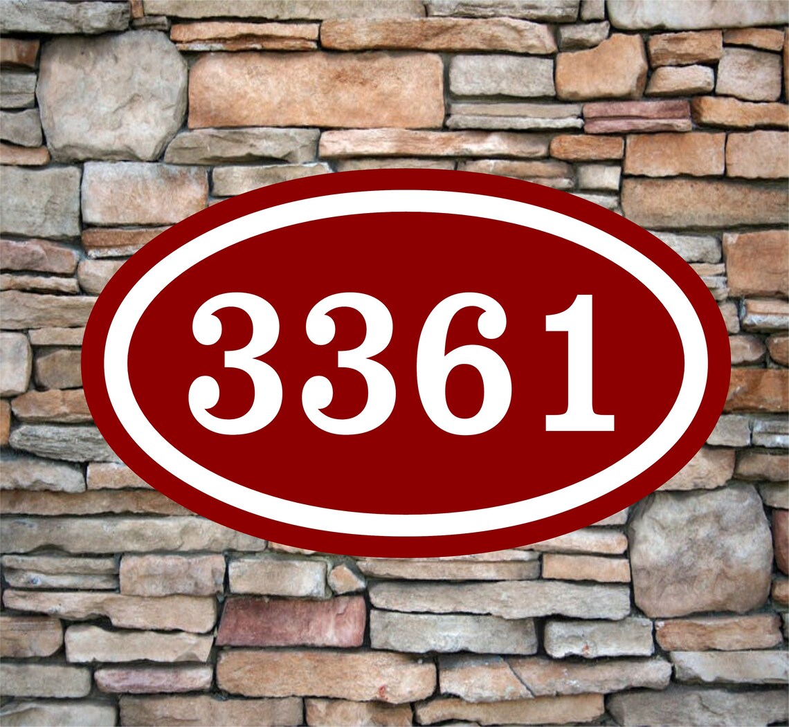 Personalized Home Address Sign Aluminum 12 X 7 Etsy