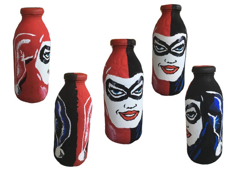 Harley Quinn Bottle Etsy