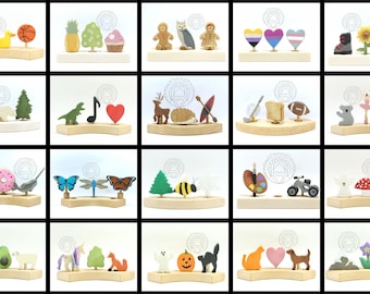 Birthday Ring Ornaments, German Birthday Ring, Birthday Ornaments, Wooden Birthday Pegs, wooden ornaments