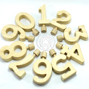 Number Candle Pegs for Birthday Ring, Birthday Ring Ornaments, Birthday Pegs, Wooden Birthday Ring, Birthday Ring Candles
