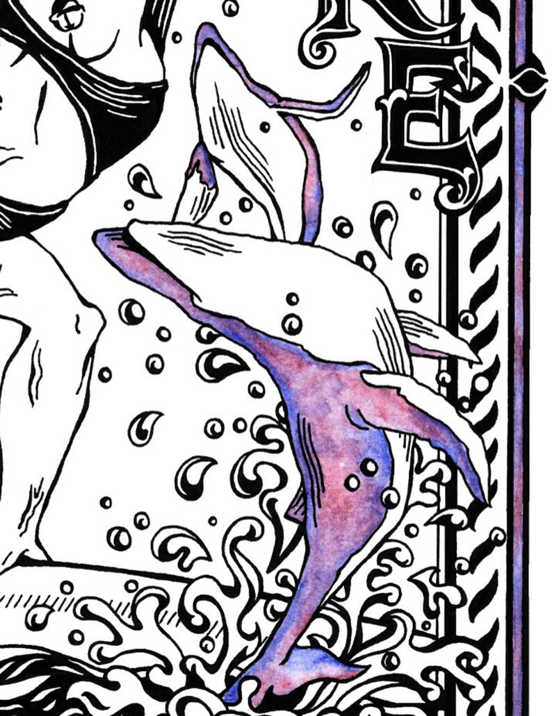 Bathtub Gin Print Song Illustration Etsy