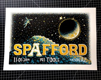 Spafford Tucson Print Artist Edition, handmade silk screen