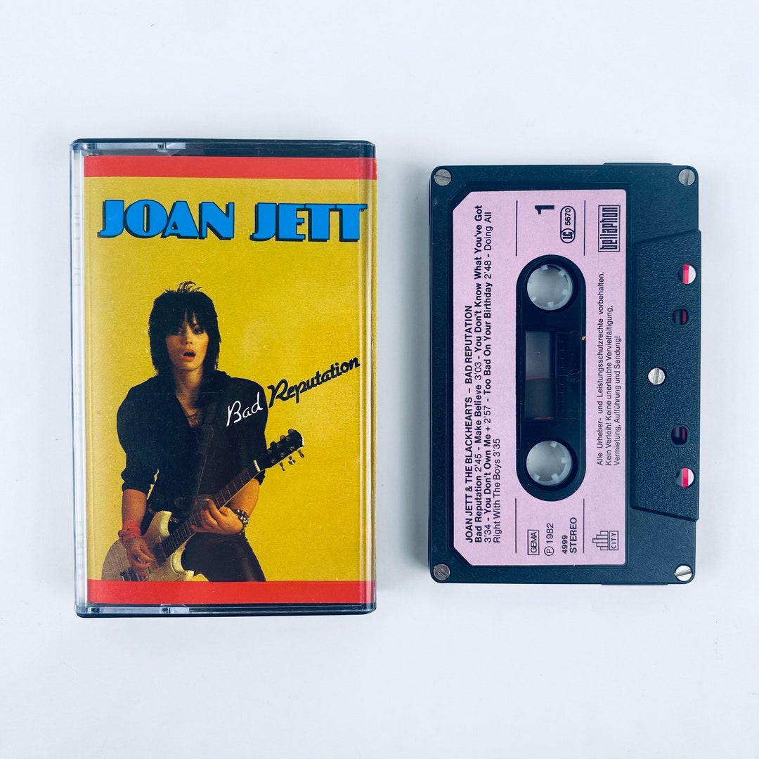 Bad Reputation Record Label Joan Jett Bad Reputation Cassette Tape - TESTED & GUARANTEED - German ...