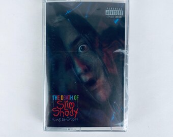 Casete "Muerte de Slim Shady Coup De Grace" de Eminem - NUEVO - 2024, Hip Hop, 1.º de EE. UU., Raro, Houdini, Tobey, Somebody Save Me