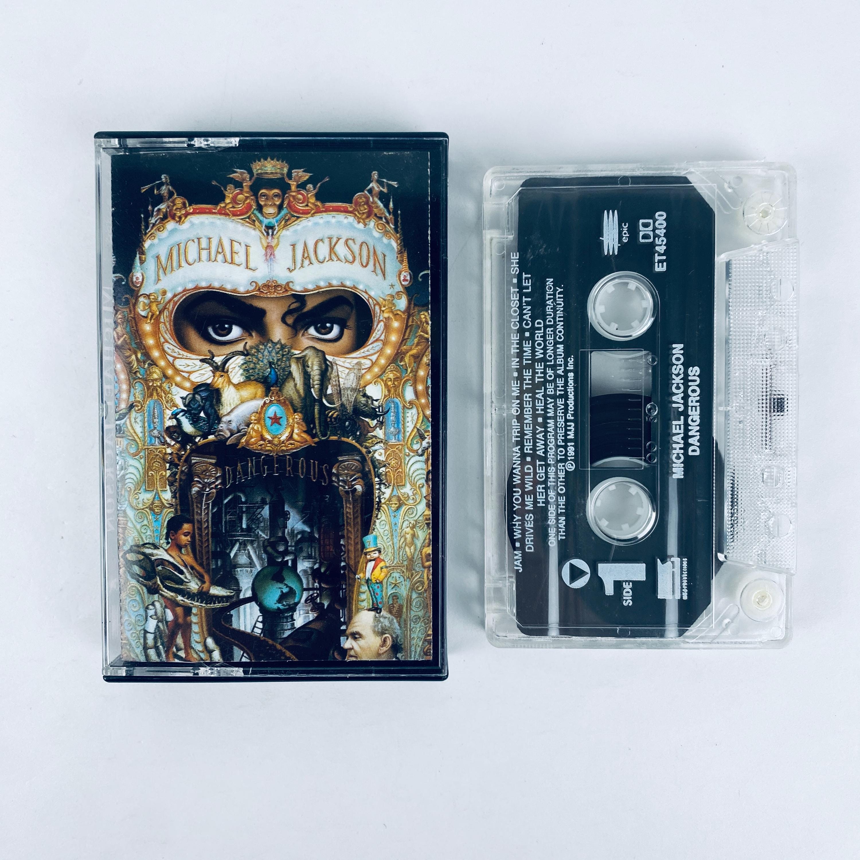 Michael Jackson Dangerous Cassette Tape TESTED Vintage 90s Pop