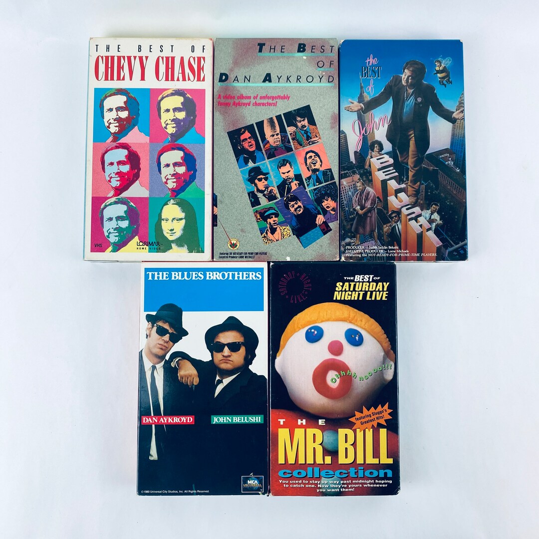 SNL & Comedy VHS Movies, You Choose Best of Dan Aykroyd, Chevy Chase
