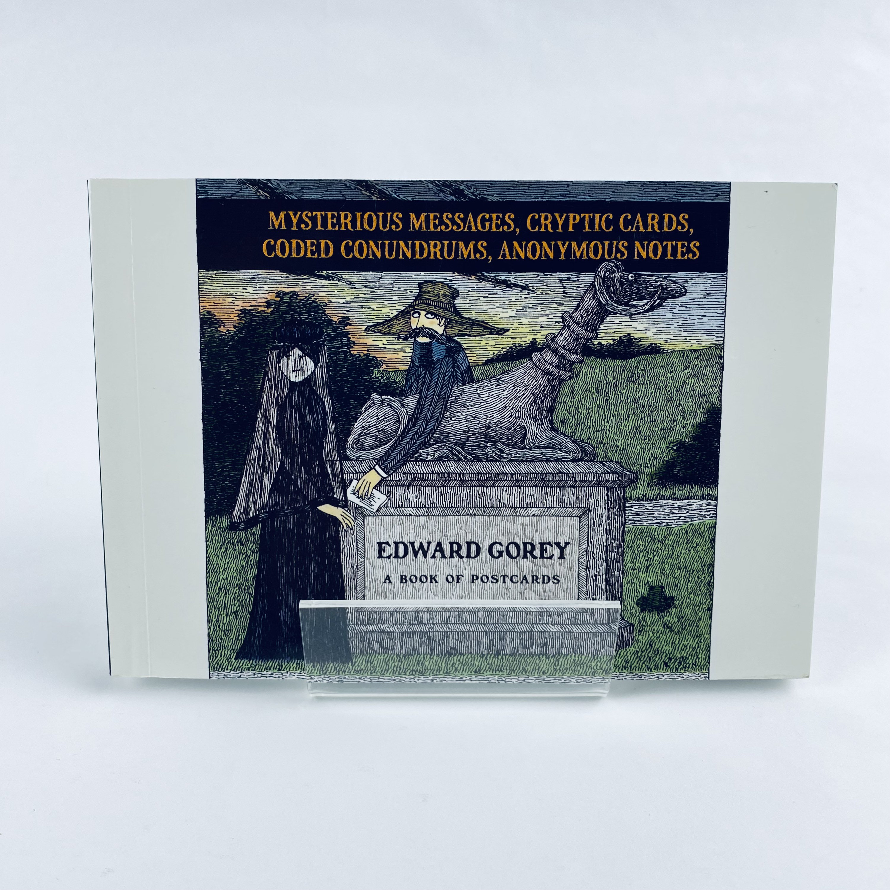 Edward Gorey Book of Postcards: Mysterious Messages Cryptic - Etsy