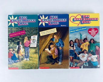 Club de Niñeras VHS Lote de 3: Nostalgia de los 90 - Probado y funcionando