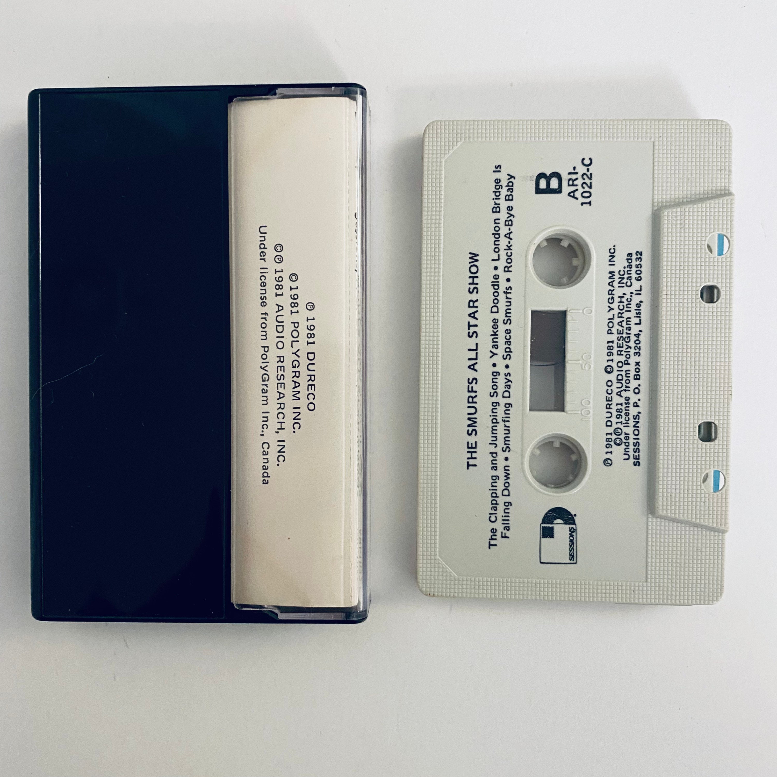 The Smurfs All Star Show Cassette Tape TESTED & WORKING