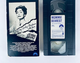 Queridísima mamá VHS (1981) - Faye Dunaway, Joan Crawford - Probado y funcionando