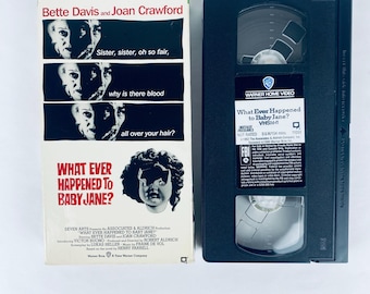 ¿Qué fue de Baby Jane? VHS: Bette Davis, Joan Crawford, clásico de culto del terror