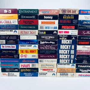 80s 90s VHS Movies, 5 Bucks Each, You Pick:  Rocky, Harry Potter, La Bamba, Outbreak, 9 to 5, Excalibur, Total Recall, Hoosiers, TESTED