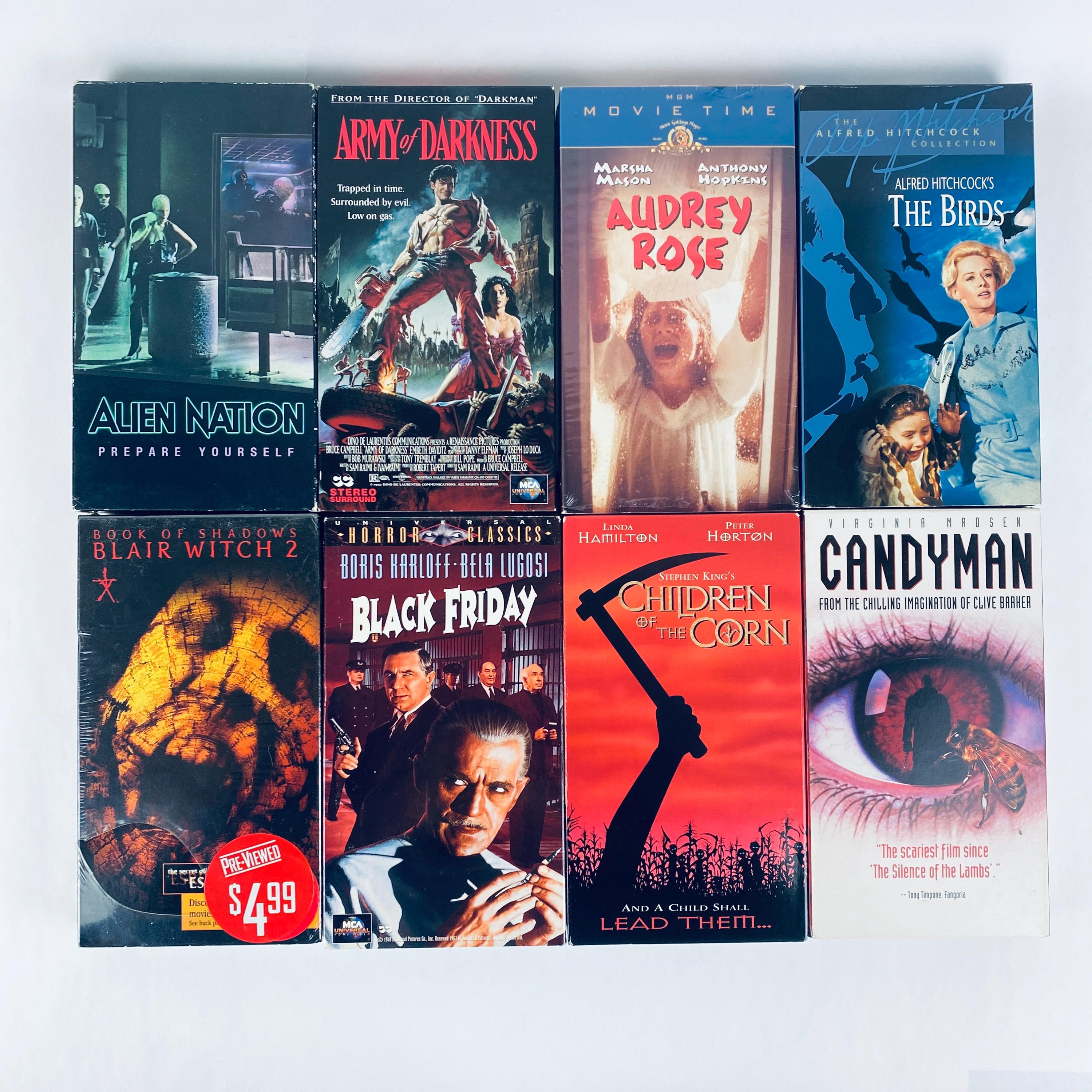 Horror Movies, VHS, 80s 90s Thrillers, Sci Fi, Build A Lot: Scream