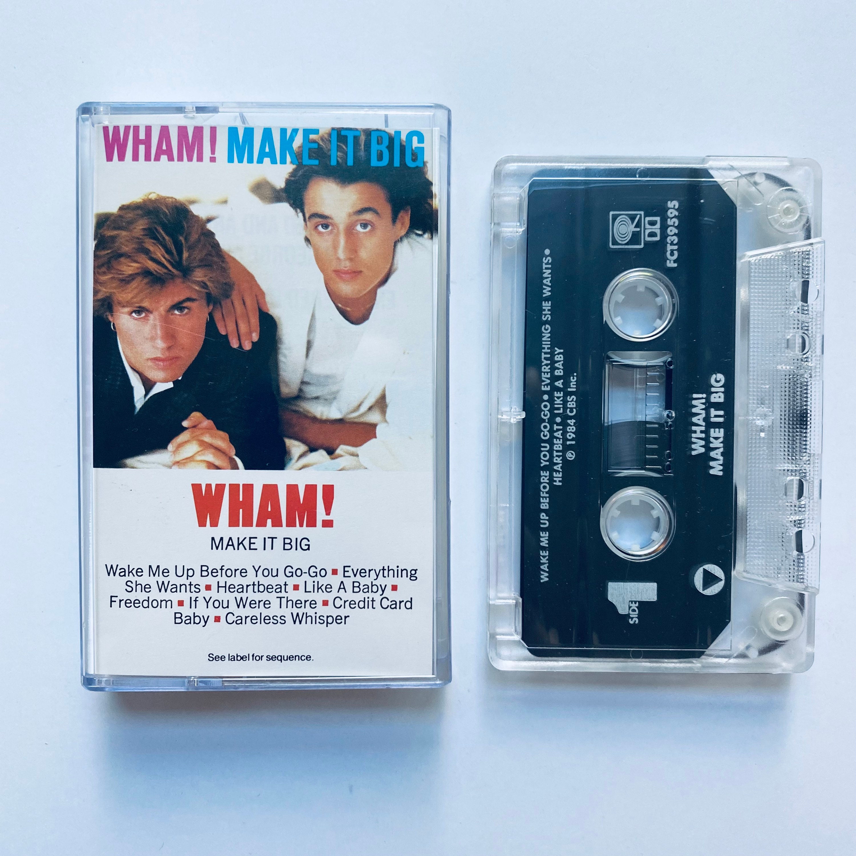 Wham Make It Big  Cassette Tape  Excellent Condition Tested 