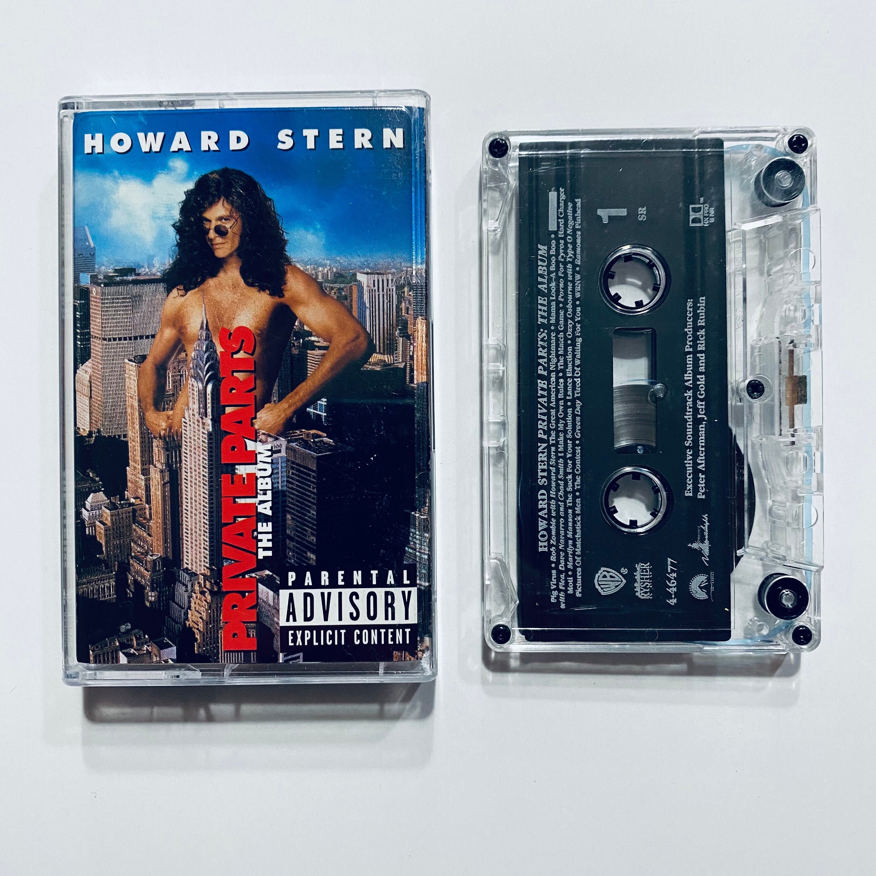 Howard Stern Private Parts Soundtrack Cassette Tape TESTED and foto