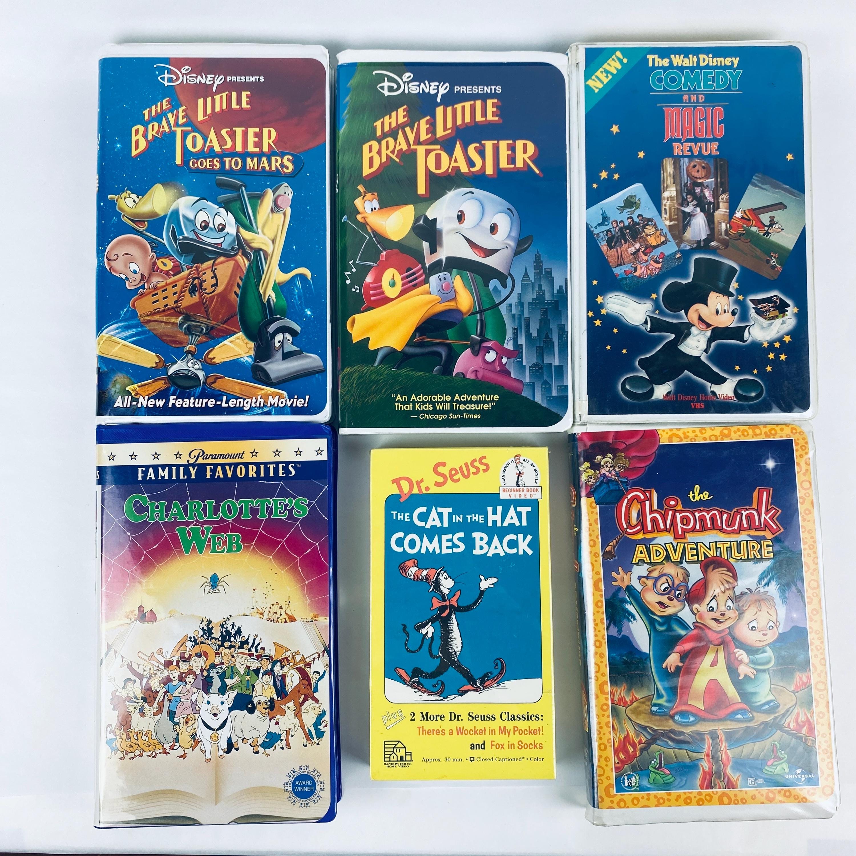 Vintage Kids Movies VHS U Pick, Dr. Seuss, Charlie Brown, Dragon Ball Z ...