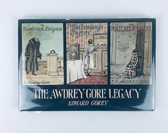El legado de Awdrey Gore de Edward Gorey (1972) Primera edición, tapa dura, sobrecubierta, excelente estado
