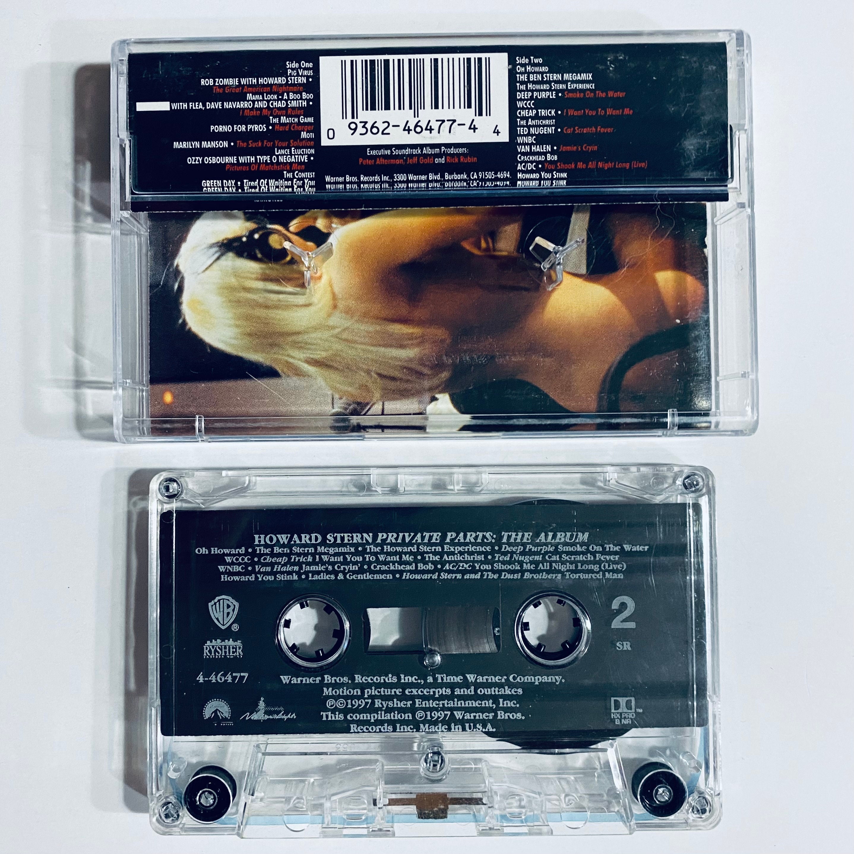 Howard Stern Private Parts Soundtrack Cassette Tape TESTED & - Etsy