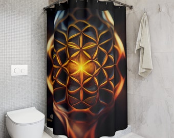 Rideau de douche en polyester