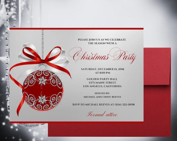 christmas party dress code invitation Legs Formal Holiday