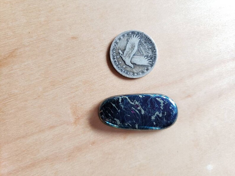Covelite Cabochon