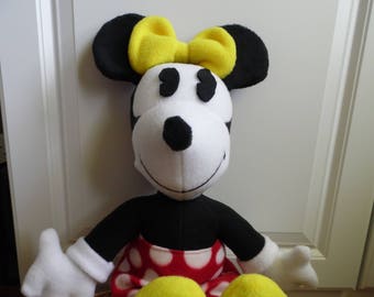 Handmade fleece Minnie Mouse