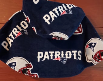 New England Patriots infant capelet in two sizes