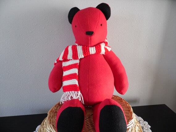large red teddy bear
